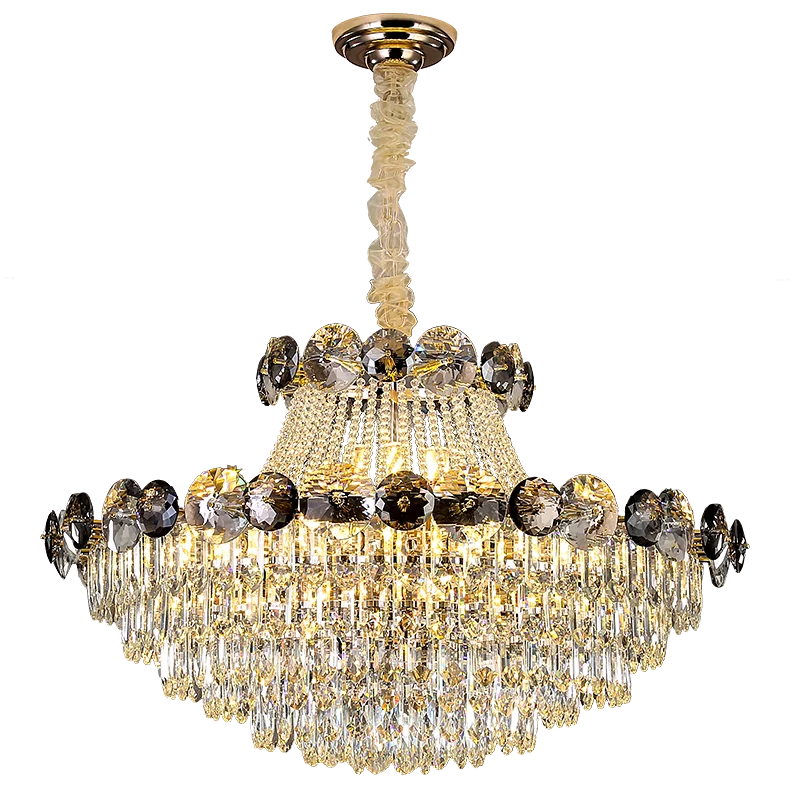 Crystal Light Luxury Chandelier for Living Room Dining Bedroom