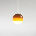 Modern Gradient Glass Ball LED Pendant Light - Creative Balloon Suspension