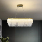 Crystal Luxury Hanging Ceiling Lamps LED Chandelier for Living Room Decor