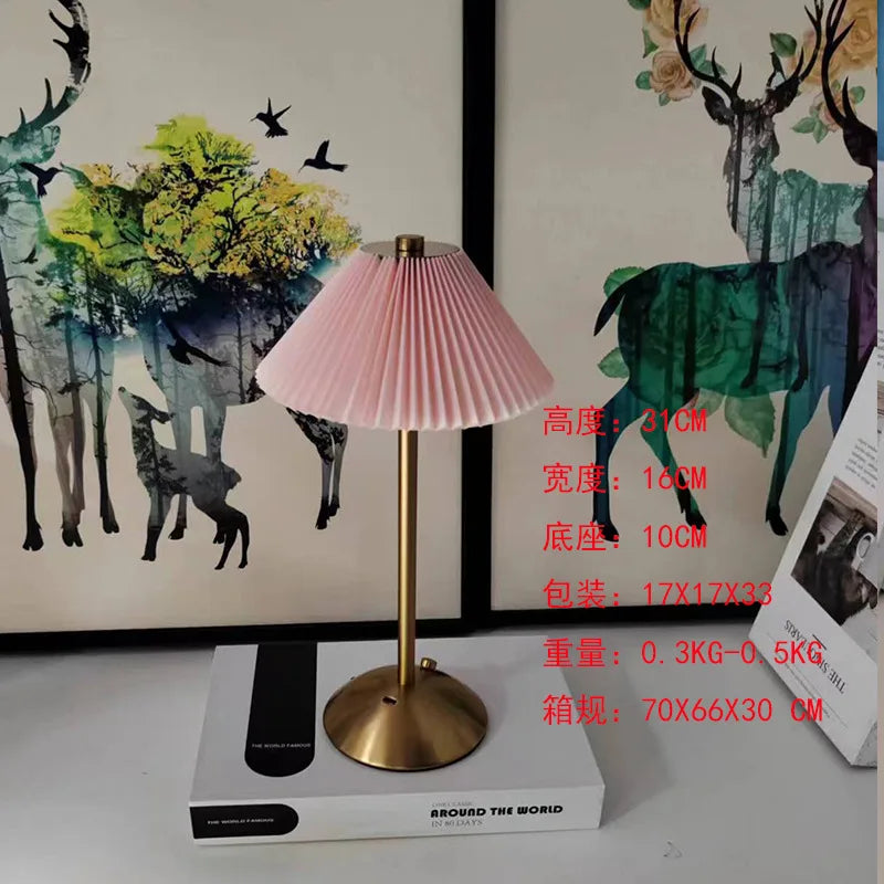 Mushroom Touch Dimming LED Table Lamp for Retro Ambiance