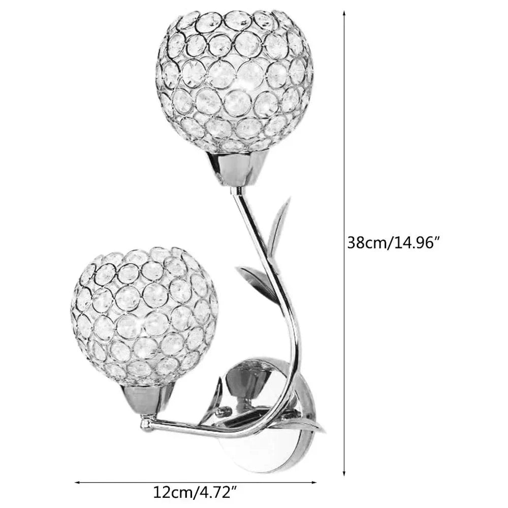 Modern Crystal Wall Lamp for Home Living Room Bedroom Decor