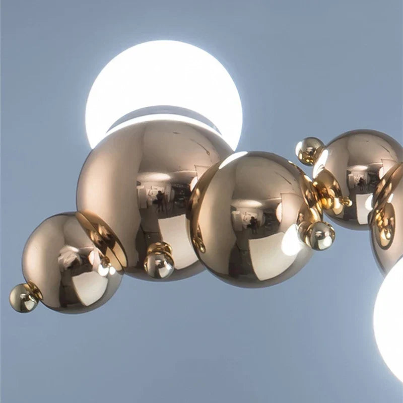 LED Caterpillar Chandelier: Stylish Long Pendant Lamp for Living Room, Restaurant, Hotel
