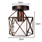 Retro Vintage Ceiling Chandelier for Home Living Room Decor