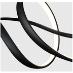 Aluminum LED Chandelier: Modern Dining Island Light for Stylish Indoor Decoration