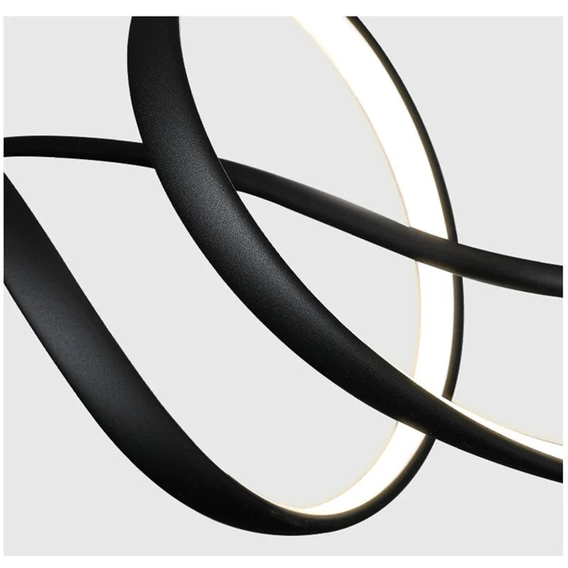 Aluminum LED Chandelier: Modern Dining Island Light for Stylish Indoor Decoration