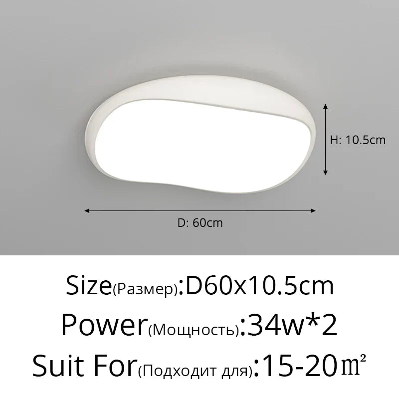 Nordic Ceiling Lights in White, Black, Red: Designer Lighting for Home Decor