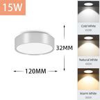 LED Downlight Ceiling Spotlights 5/10/15/25W for Indoor Kitchen Lighting