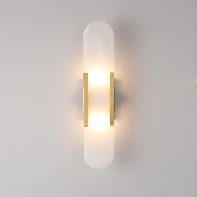 Suspended Linear Marble Chandelier: Modern Alabaster Circular Pendant Light