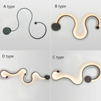 Modern LED Wall Sconce for Home - Remote Controlled Minimalist Lighting