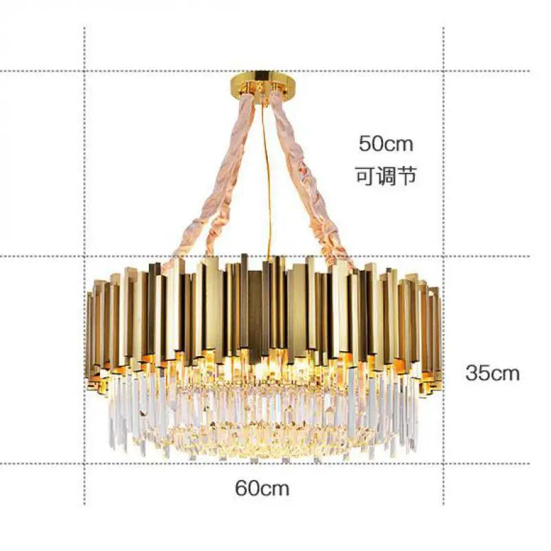 European Style Crystal Chandelier for Elegant Dining Room and Bedroom Lighting