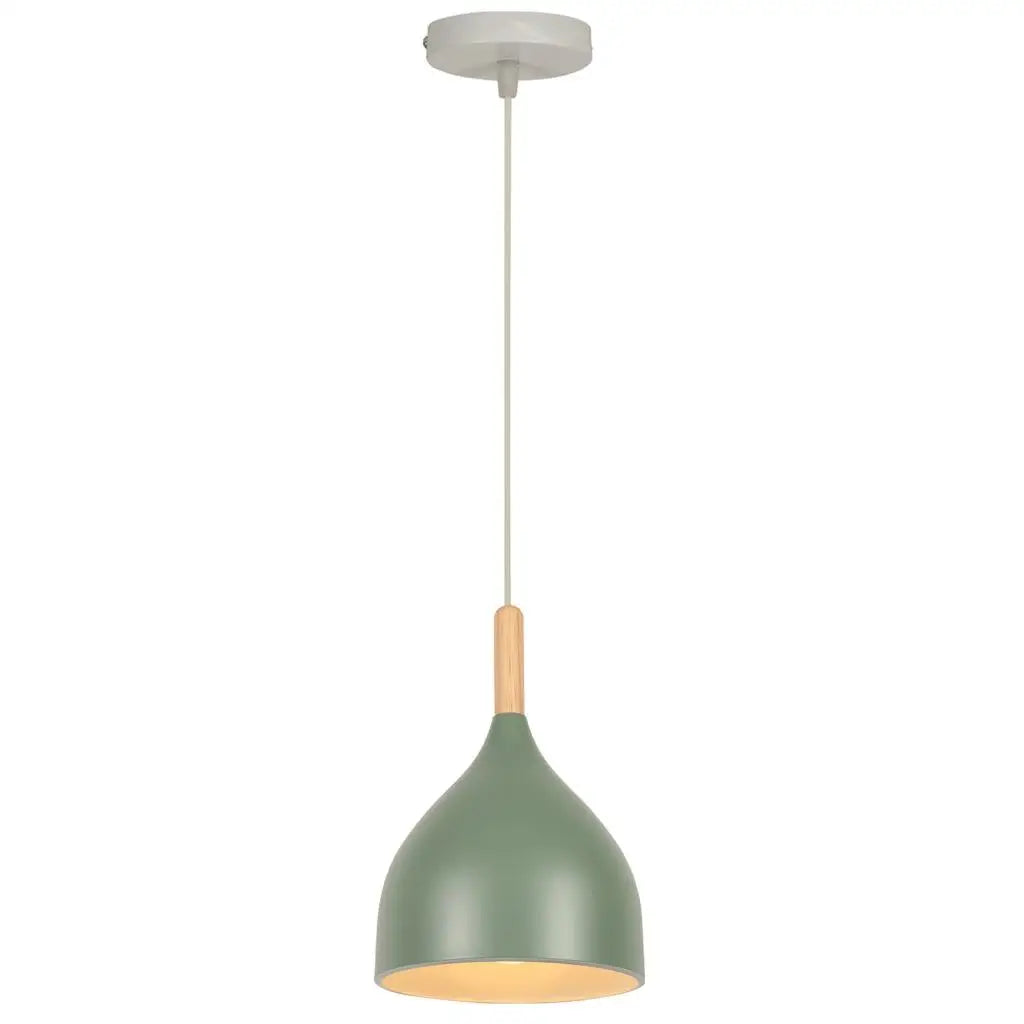 Modern Wood Pendant Light for Home, Kitchen, and Living Room