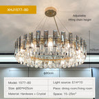 Modern Luxury Crystal Chandelier for Home Decor