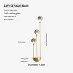 Copper Fireworks LED Ceiling Chandelier for Modern Bedroom and Living Room Decor