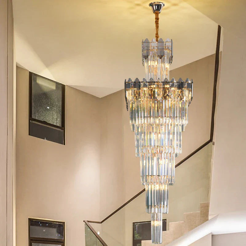 Crystal Chandelier: Elegant Light Fixture for Luxury Interiors
