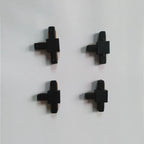 Ceiling Track Rail Connector Set: Black/White, Straight/Cross, 0.5m/1m, 2-Wire