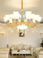 Luxe European Chandelier for Living Room, Bedroom, Dining Hall - Modern, Elegant Design