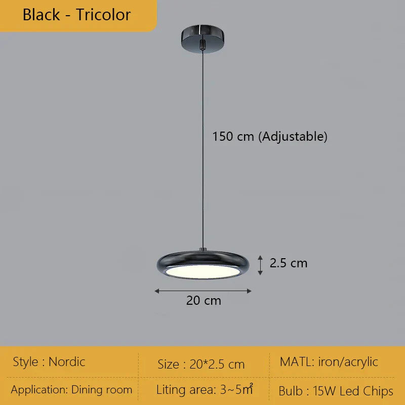 Modern Nordic Pendant Lights for Dining Table Kitchen Island Bar