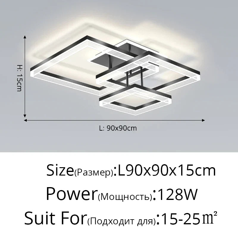 Modern Acrylic Circle Chandelier Pendant Lights for Indoor Living Room Decor