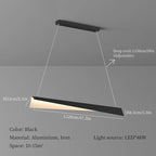 Modern LED Chandelier for Ceiling Restaurant, Creative Pendant Lights, Minimalist Loft Room Decor.