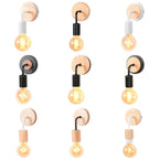 Industrial LED Wall Light Retro Loft Lamps E27 Iron Lampshade Sconce