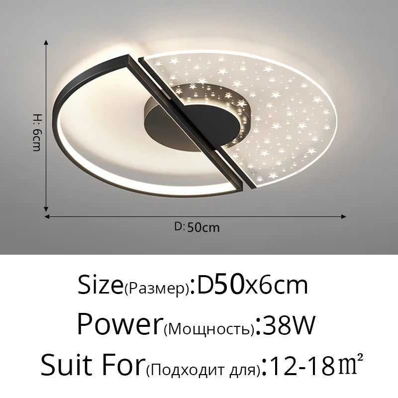 Luxury LED Feather Ceiling Light: Modern Dimmable Fixture for Bedroom & Living Room