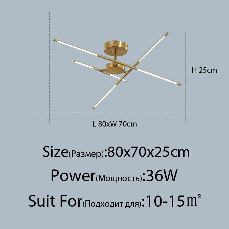 Linen Ceiling Chandelier: Black Gold Pendant Lamp for Home, Office, or Restaurant