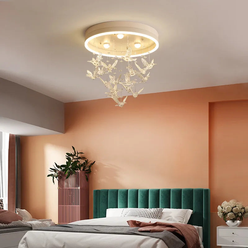Crystal LED Ceiling Lamp for Kids' Room
