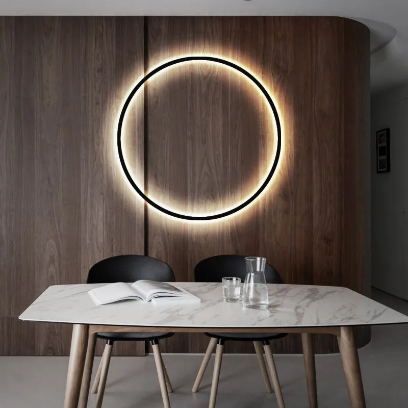 Moon LED Wall Lamp Modern Minimalist Nordic Decor Sconce Fixtures