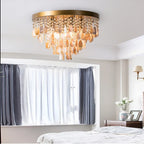 Modern Crystal LED Ceiling Light Chandelier for Living Room Bedroom