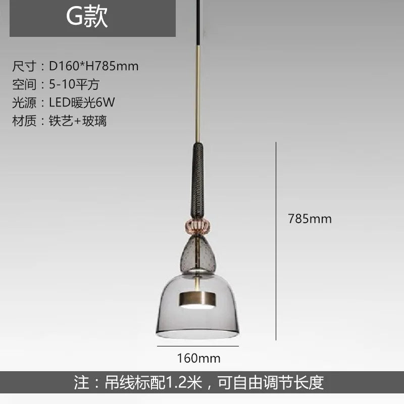 Macaron Glass Chandelier: Modern & Creative Lighting for Restaurant & Store