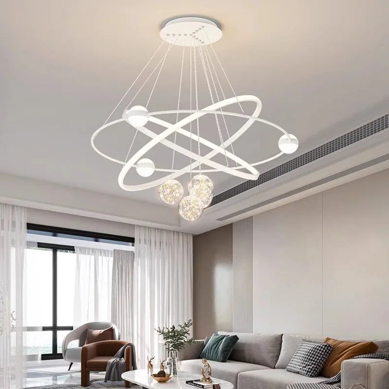 Modern LED Chandeliers for Living and Dining Room Lighting