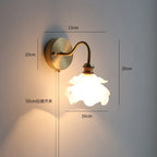 Copper LED Wall Sconce Mirror Stair Light with Pull Switch