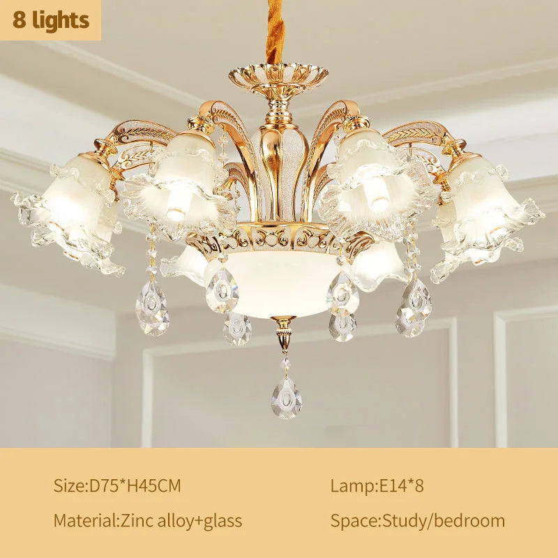 Crystal Luxury Ceiling Chandelier for Living Room, Hotel, Villa Lobby - Nordic Modern Lighting