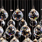 Crystal Pendant Lights: Luxury Modern Rectangle Hanging Lamps for Home Indoor Décor