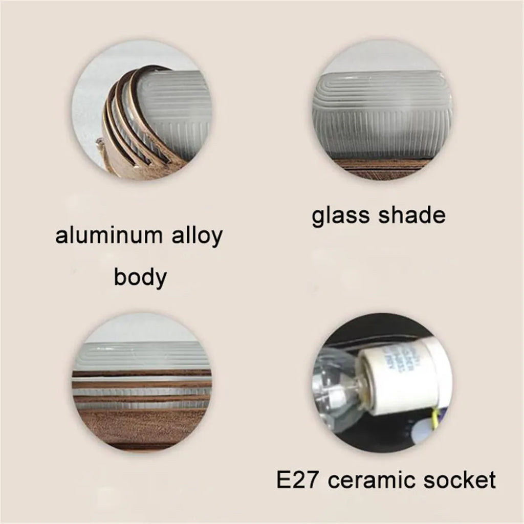 Outdoor Wall Sconces Light Fixtures: Grid Oval with Frosted Glass for Porch Patio.