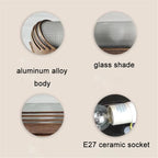 Outdoor Wall Sconces Light Fixtures: Grid Oval with Frosted Glass for Porch Patio.