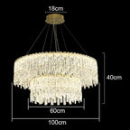 Crystal Chandelier: Luxury Bedroom & Living Room Lighting