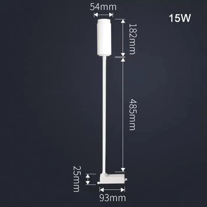 Zoomable Gooseneck Track Light for Gallery and Shop Ceiling Lighting