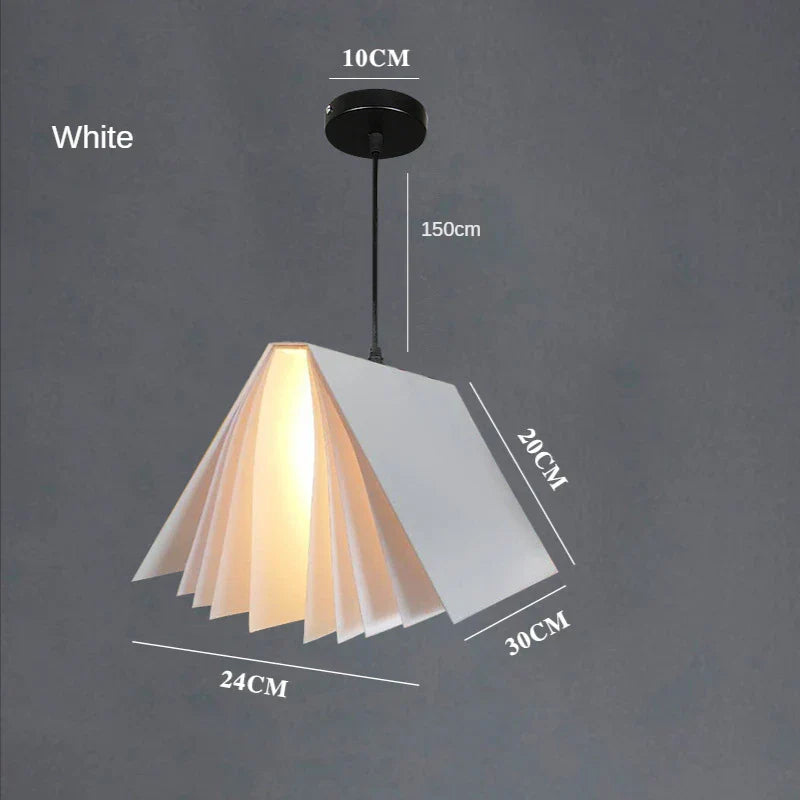Nordic Design Book Pendant Lamp LED for Living Room Bedroom by Afralia™