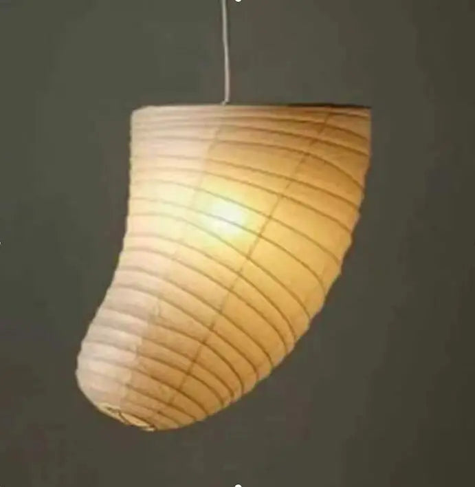 Akari Rice Paper Pendant Lamp for Living Room Bedroom - Wabi Sabi Design