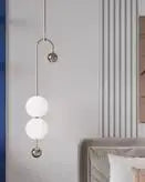 Black & Gold Minimalist Iron Chandelier - Modern Nordic Design Lighting