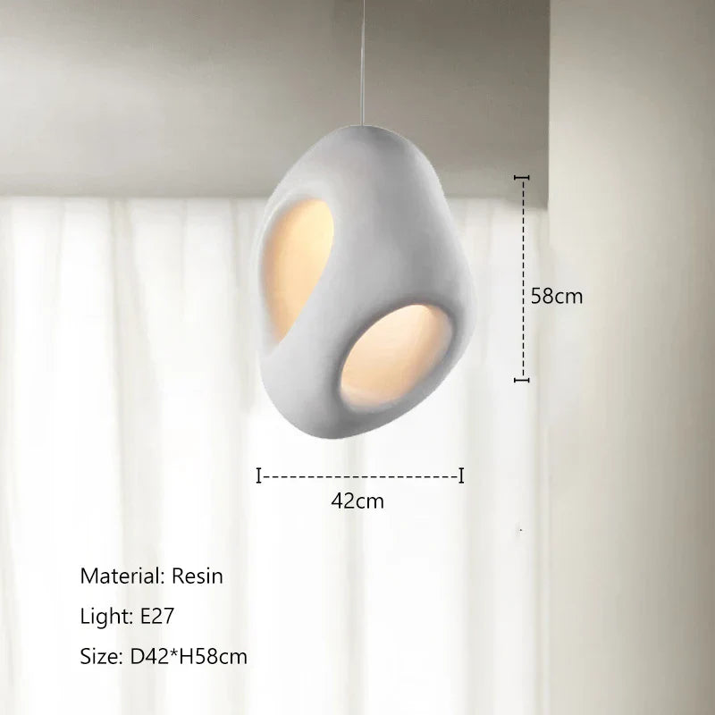 Scandi Pendant Lamp Postmodern Minimalist Hanging Light for Restaurant Bedroom Kitchen Island
