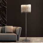 Nordic Tassel Aluminum Chain Floor Lamp - Modern Luxury LED Home Decor