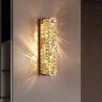 Luster Crystal Wall Sconces: Modern Elegant Glass Wall Light Fixtures