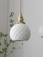 Ceramic Pendant Lights - Nordic Chandelier Lighting for Restaurant, Bedside, and Coffee Area
