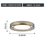 Circular LED Ceiling Light for Bedroom, Bathroom & Corridor - Modern Indoor Lighting Solution