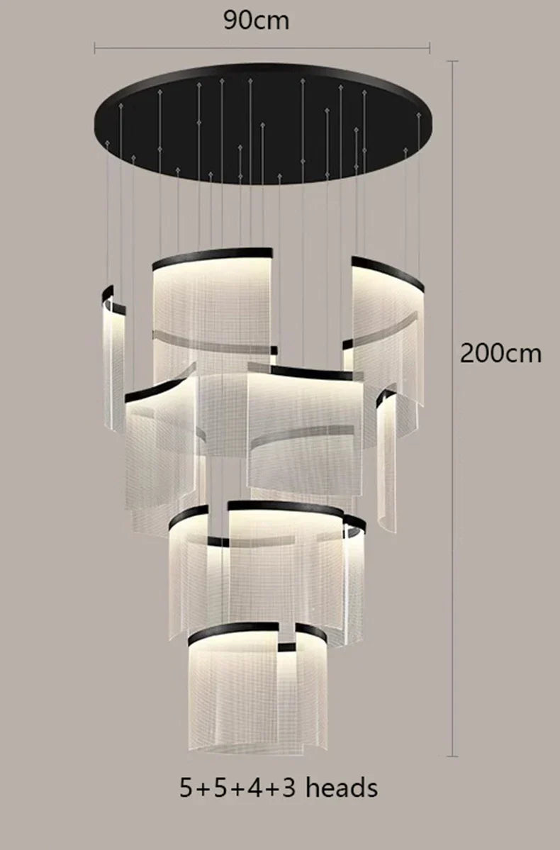 Modern LED Ceiling Lamp Chandelier for Bedroom Dining Room Lighting