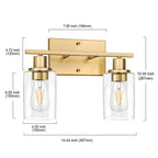 Glass Wall Lamp: Nordic Industrial LED Sconce for Living Bedroom, Kitchen, Dining - Modern Indoor Lighting