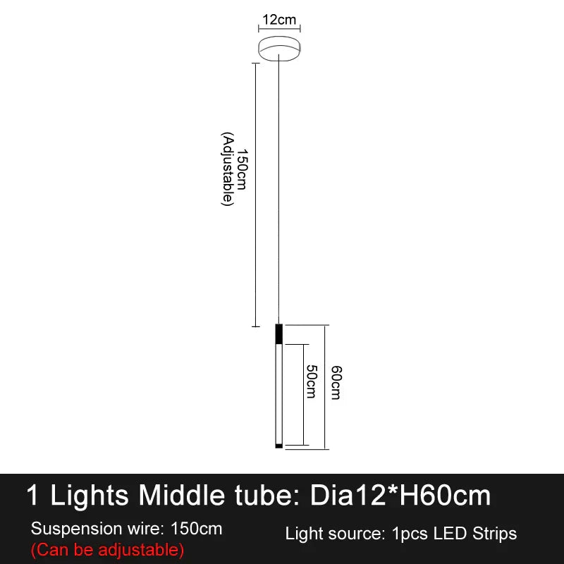 Elegant LED Chandelier for Staircase & Living Room Décor