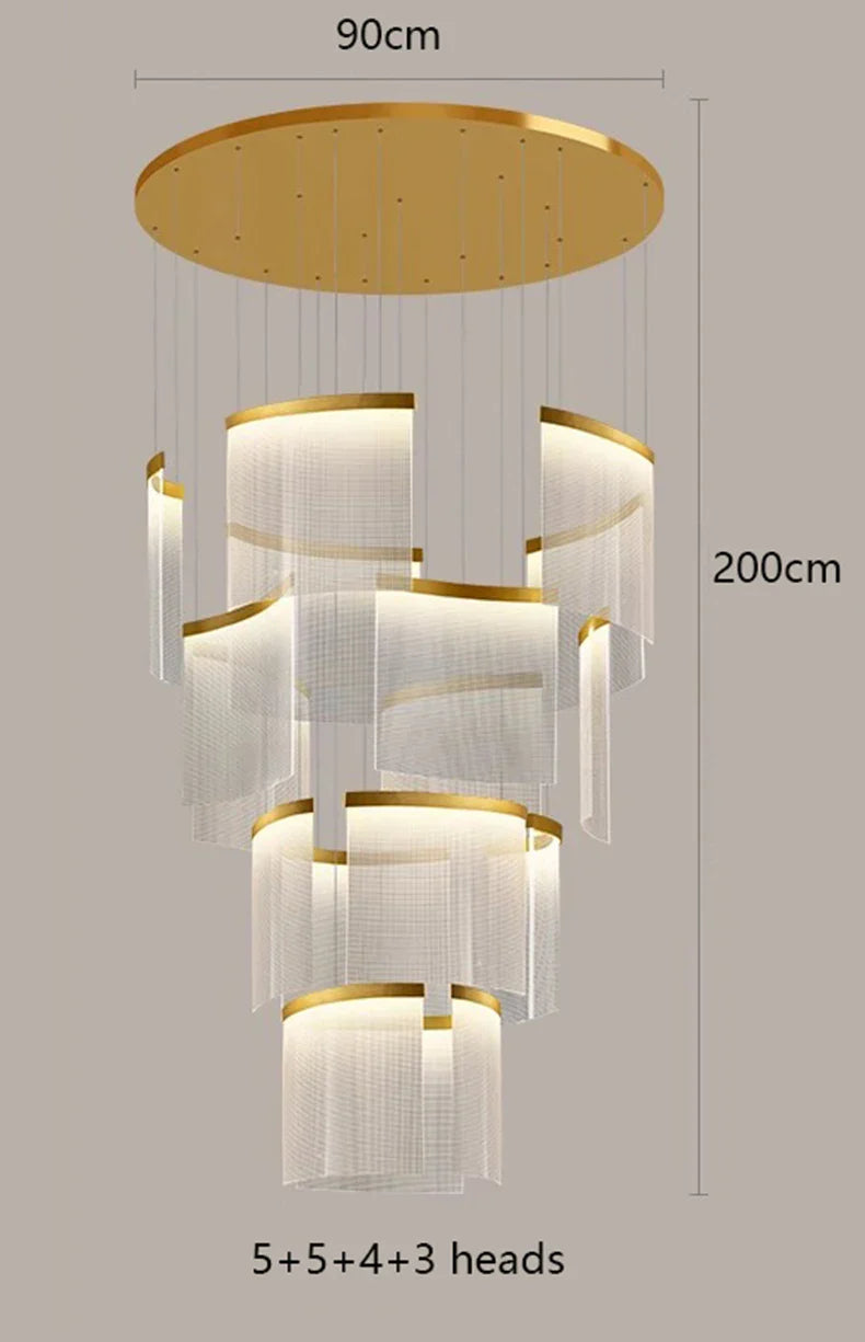 Modern LED Ceiling Lamp Chandelier for Bedroom Dining Room Lighting